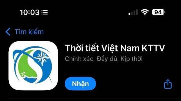 Ra mắt ứng dụng “Thời tiết Việt Nam KTTV” phục vụ cộng đồng