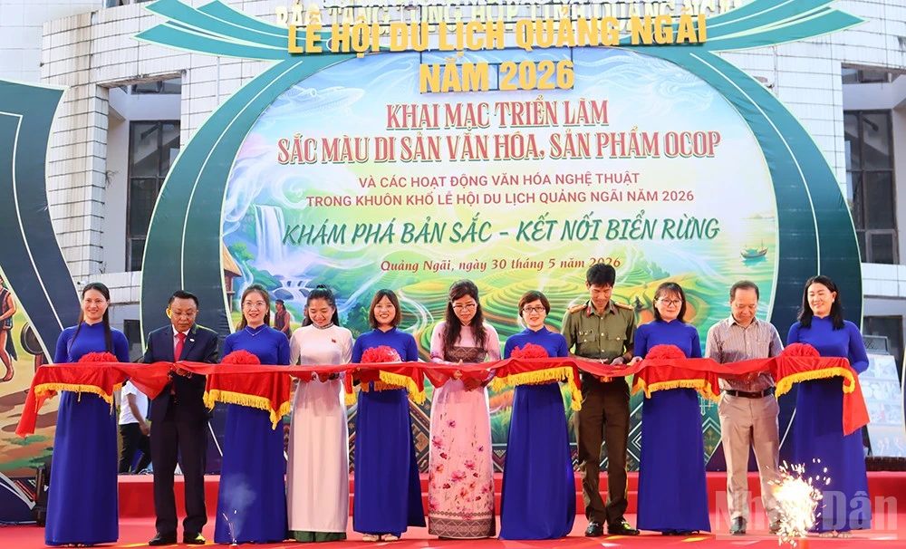 Quảng Ngãi: Triển lãm “Sắc màu di sản văn hóa, sản phẩm OCOP