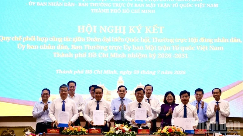Thành phố Hồ Chí Minh ký kết quy chế phối hợp giữa 4 cơ quan chủ chốt nhiệm kỳ 2026-2031