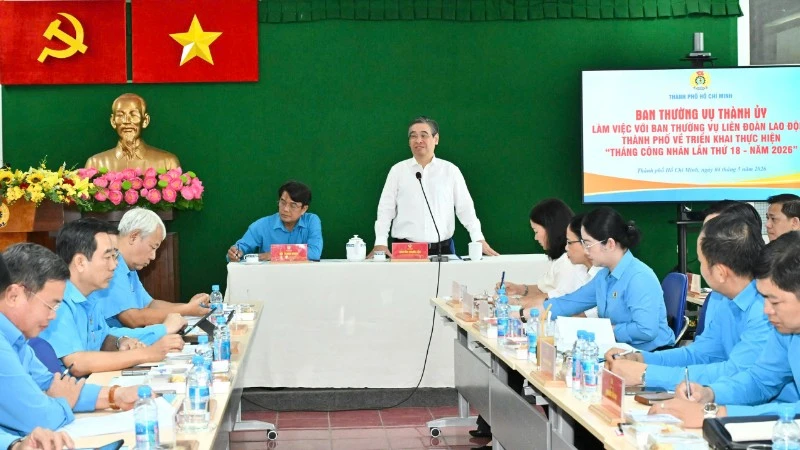 Chăm lo cho người lao động là nhiệm vụ chính trị quan trọng, thường xuyên, lâu dài