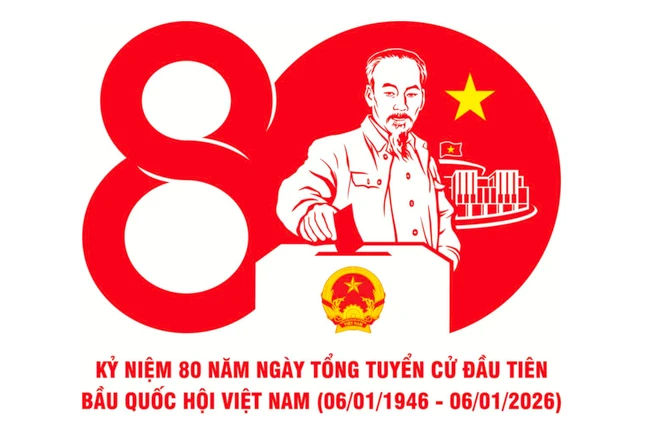 Phê duyệt mẫu thiết kế chính thức Kỷ niệm 80 năm Ngày Tổng tuyển cử đầu tiên bầu Quốc hội Việt Nam