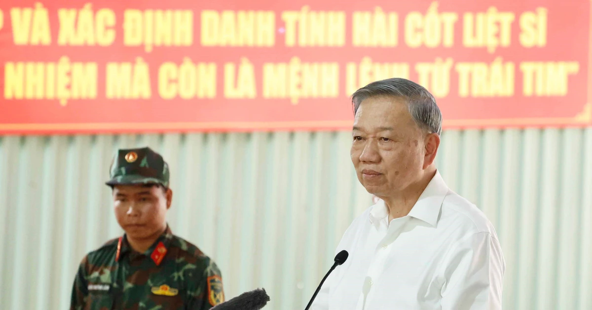 Phát biểu của Tổng Bí thư, Chủ tịch nước Tô Lâm tại buổi thăm, động viên các lực lượng làm nhiệm vụ tại Công viên Lê Thị Riêng