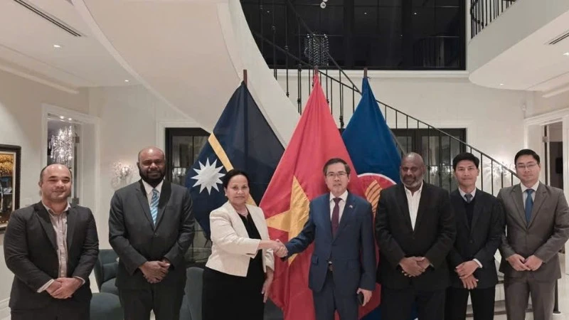 Mở ra chương mới trong quan hệ hữu nghị, hợp tác giữa Việt Nam và Nauru