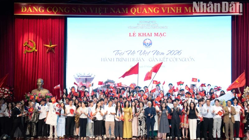 Khai mạc chương trình Trại hè Việt Nam 2026 với chủ đề "Hành trình di sản, gắn kết cội nguồn"