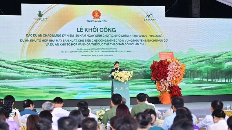 Thái Nguyên khởi công Tổ hợp chè công nghệ cao và sân golf Quân Chu