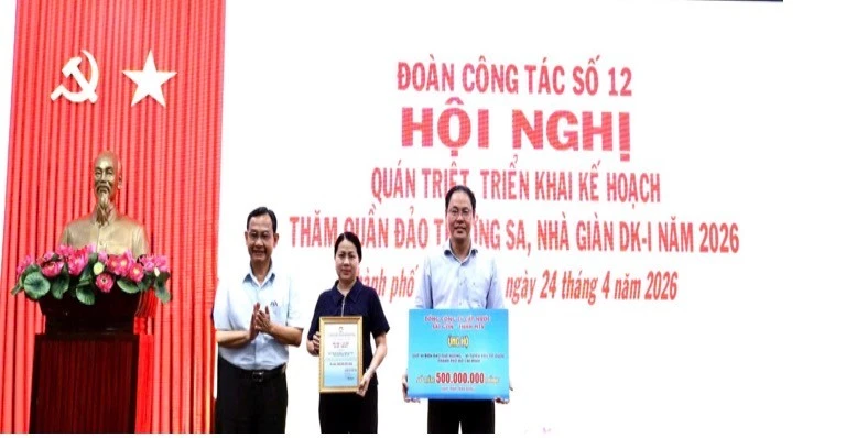 SAWACO chung tay ủng hộ 500 triệu đồng hướng về nhà giàn DK1