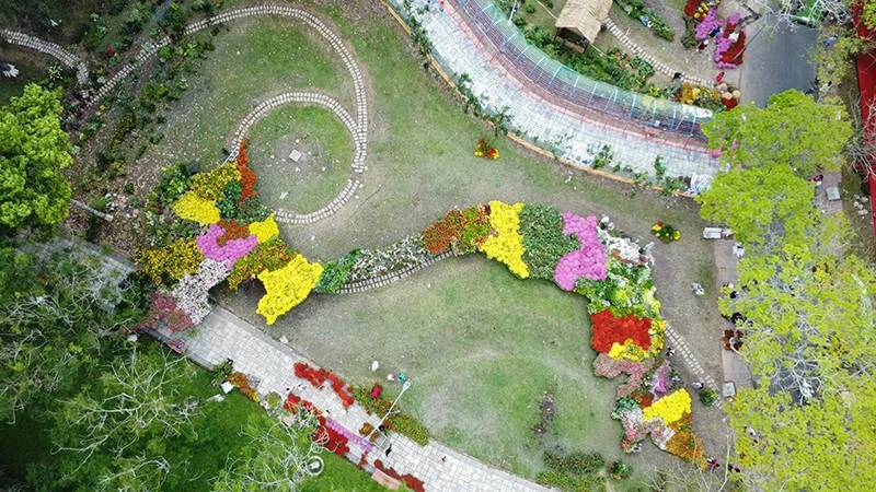 Viet Nam Records Organisation (VietKings) recognised and certified a record for “A map of Viet Nam formed from the largest number of flower and ornamental plant varieties in the country”, at the 2nd Sa Dec Flower and Ornamental Plant Festival 2025.