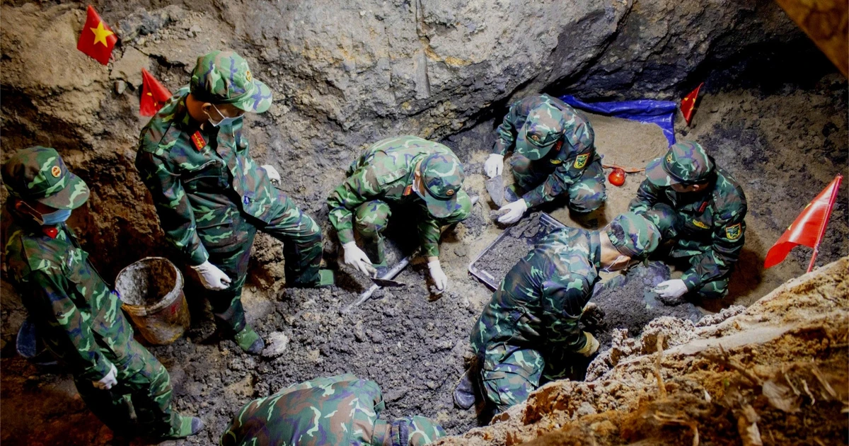 Quy tập thêm hai hài cốt liệt sĩ tại Công viên Lê Thị Riêng