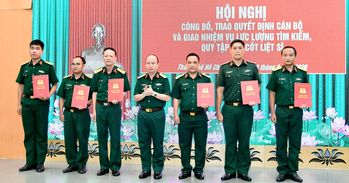 Bộ Tư lệnh Thành phố Hồ Chí Minh giao nhiệm vụ cho lực lượng tìm kiếm, quy tập hài cốt liệt sĩ