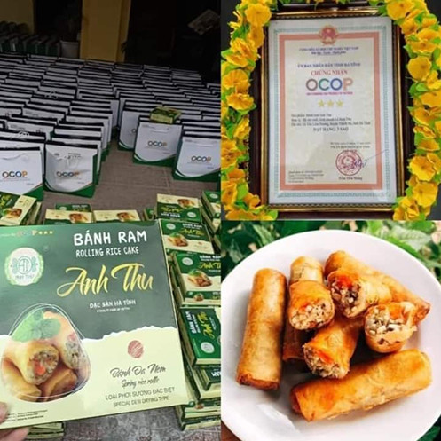 Bánh ram Anh Thu Hà Tĩnh-Thực phẩm-Bánh ram | Báo Nhân Dân điện tử