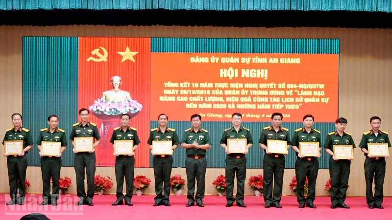 An Giang hoàn thành biên soạn 29 công trình lịch sử quân sự