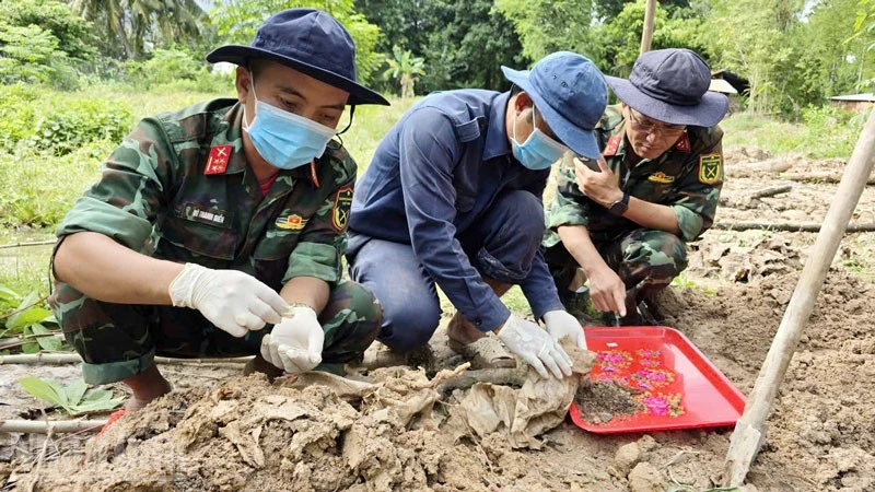 An Giang: Quy tập được 3 bộ hài cốt do người dân và cựu chiến binh cung cấp