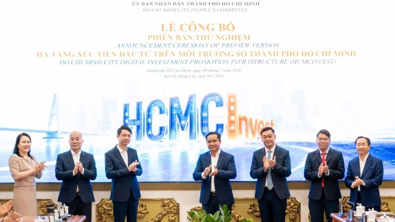 Thành phố Hồ Chí Minh ra mắt thử nghiệm hạ tầng xúc tiến đầu tư số
