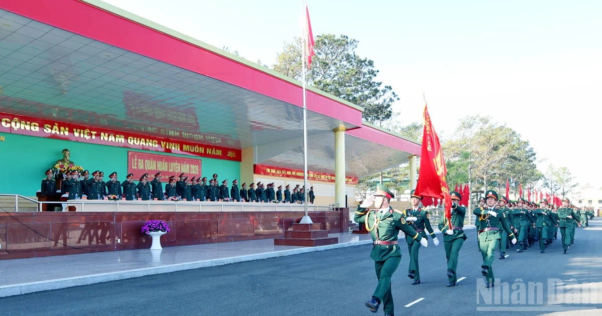 Học viện Lục quân nâng cao chất lượng huấn luyện năm 2026
