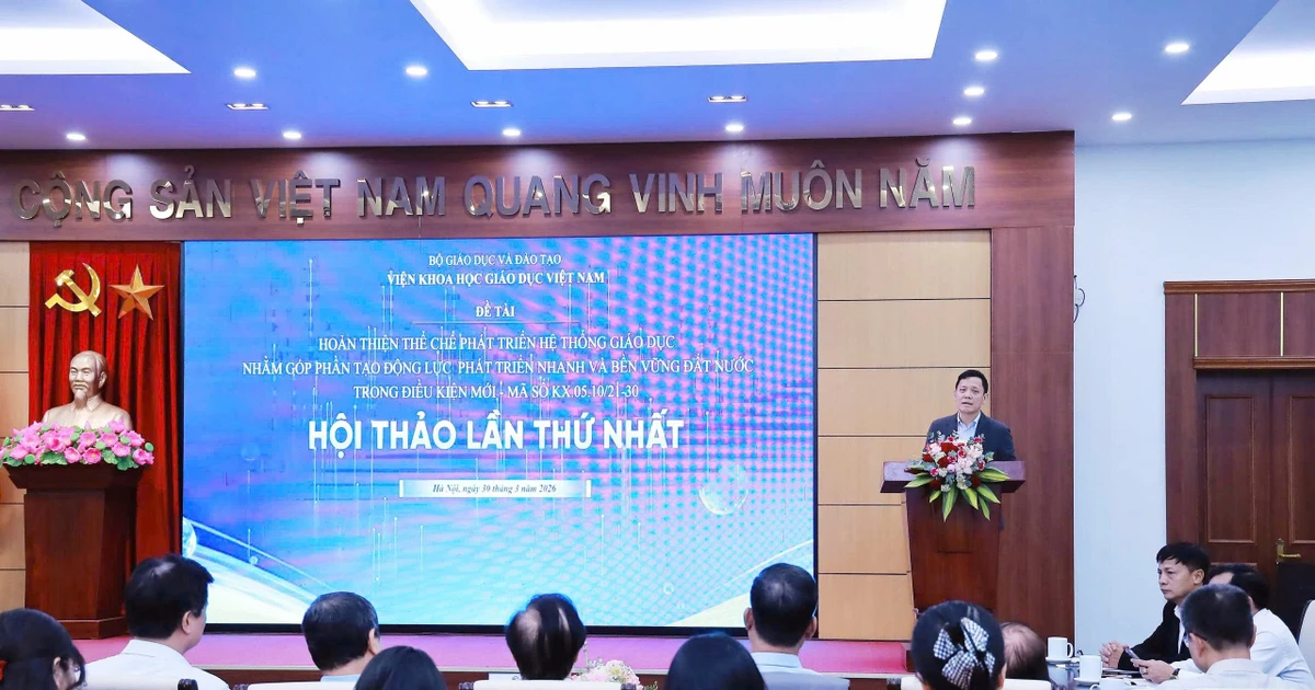 Nghiên cứu hoàn thiện thể chế phát triển hệ thống giáo dục