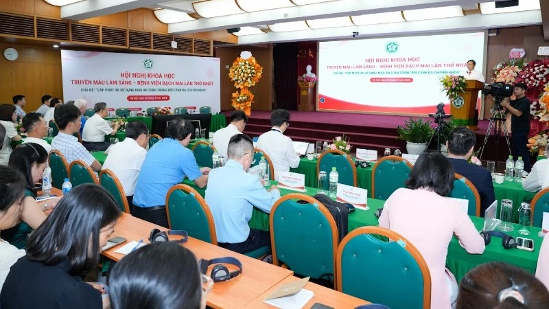 An toàn truyền máu cần được nhìn nhận như một cấu phần chiến lược của y học hiện đại