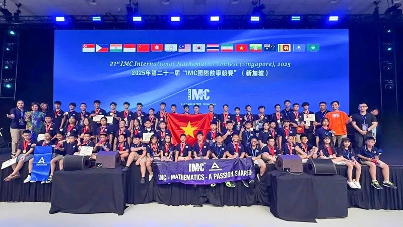 The Vietnamese delegation at the 2025 IMC. (Photo: IMC Viet Nam Organising Committee)