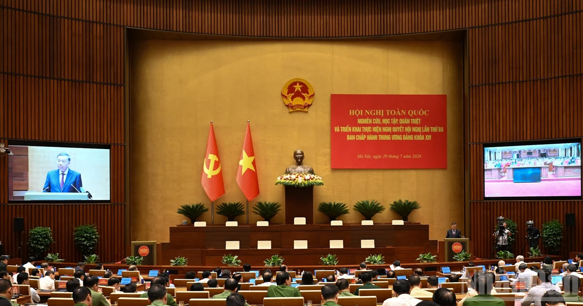 Hội nghị toàn quốc quán triệt và triển khai thực hiện Nghị quyết Hội nghị lần thứ ba Ban Chấp hành Trung ương Đảng khóa XIV