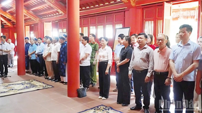 Kỷ niệm 140 năm ngày vua Hàm Nghi ban Chiếu Cần Vương