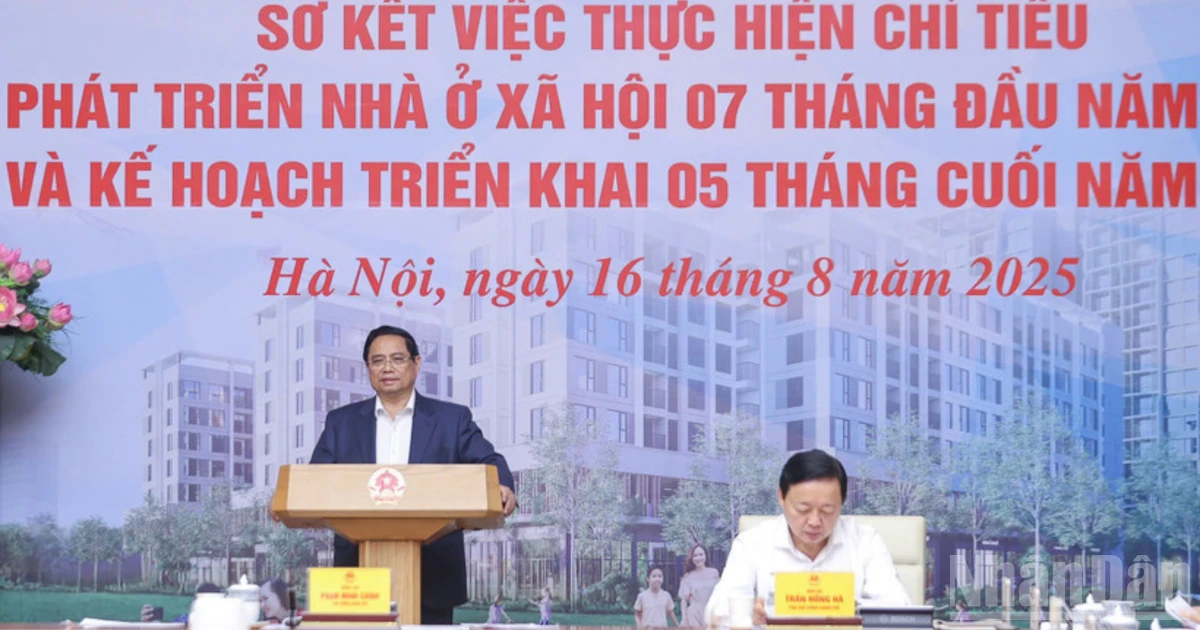 Tháo gỡ mọi vướng mắc, quyết liệt hơn nữa trong phát triển nhà ở xã hội