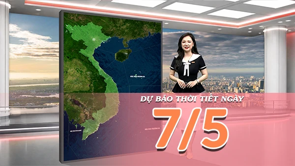 Bắc Bộ và Bắc Trung Bộ mưa lớn ngày 7/5, đề phòng dông lốc