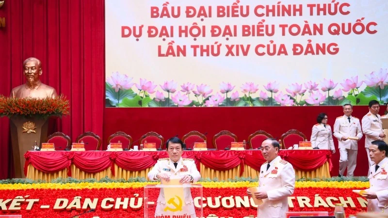 Bế mạc Đại hội đại biểu Đảng bộ Công an Trung ương lần thứ VIII, nhiệm kỳ 2025-2030
