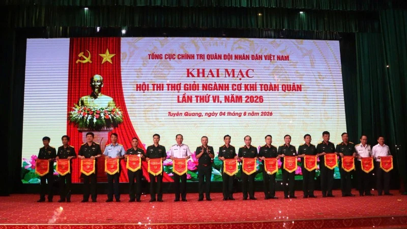 Khai mạc Hội thi thợ giỏi ngành cơ khí toàn quân lần thứ VI năm 2026