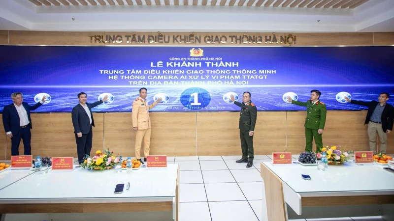 1.837 camera AI tại Hà Nội chính thức vận hành