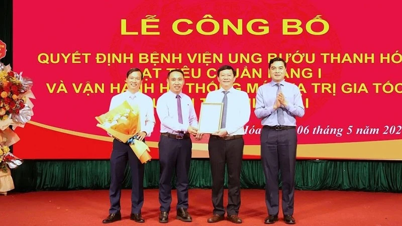 Bệnh viện Ung bướu Thanh Hóa đạt tiêu chuẩn hạng I