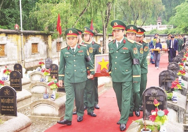Bước tiến mới trên hành trình tri ân liệt sĩ