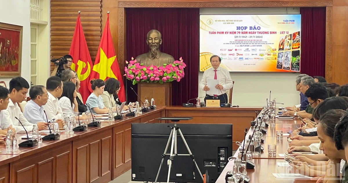 Tổ chức Tuần phim Kỷ niệm 79 năm Ngày Thương binh-Liệt sĩ