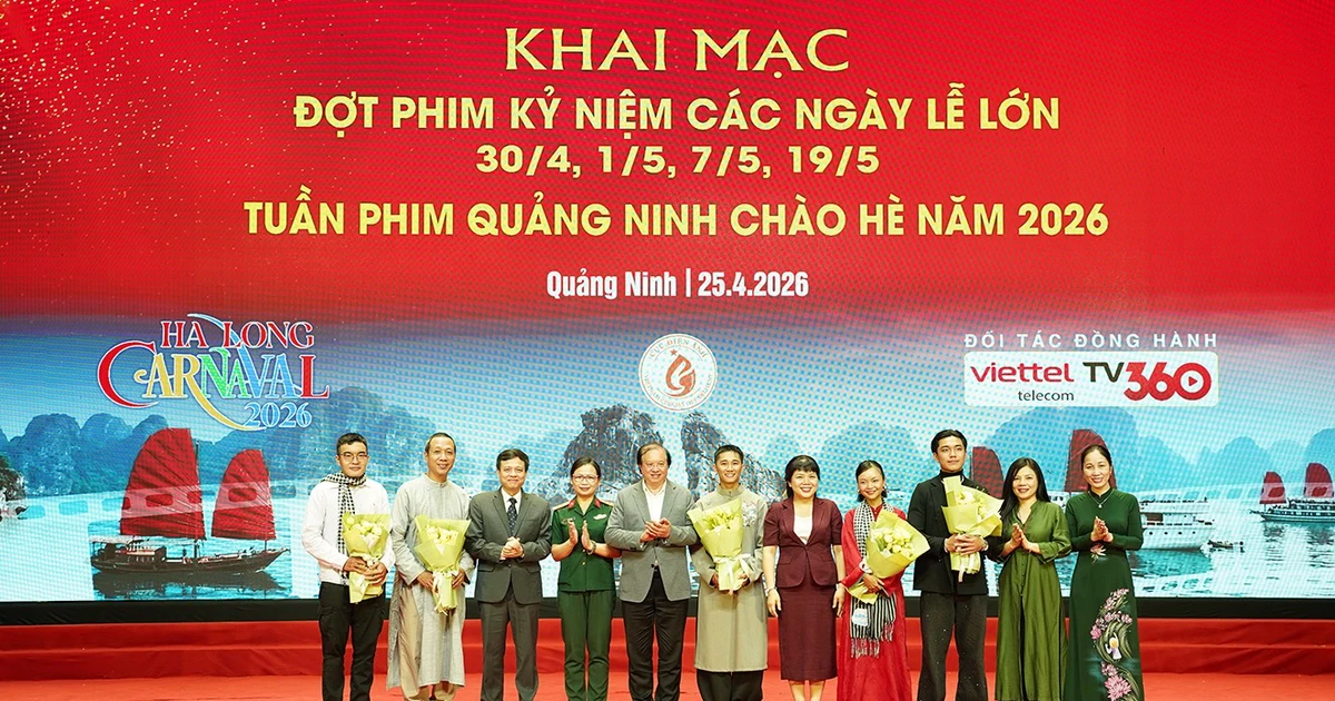Khai mạc Tuần lễ phim kỷ niệm các ngày lễ lớn năm 2026 tại Quảng Ninh