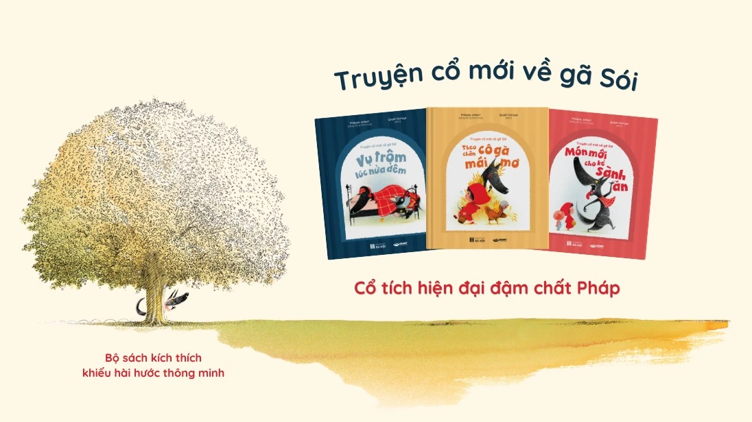 Ra mắt bộ sách tranh hài hước cho trẻ từ 3 tuổi