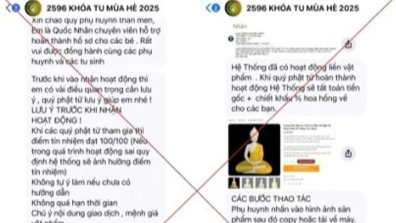 Đăng ký "khóa tu" trên mạng, người phụ nữ bị lừa gần 200 triệu đồng
