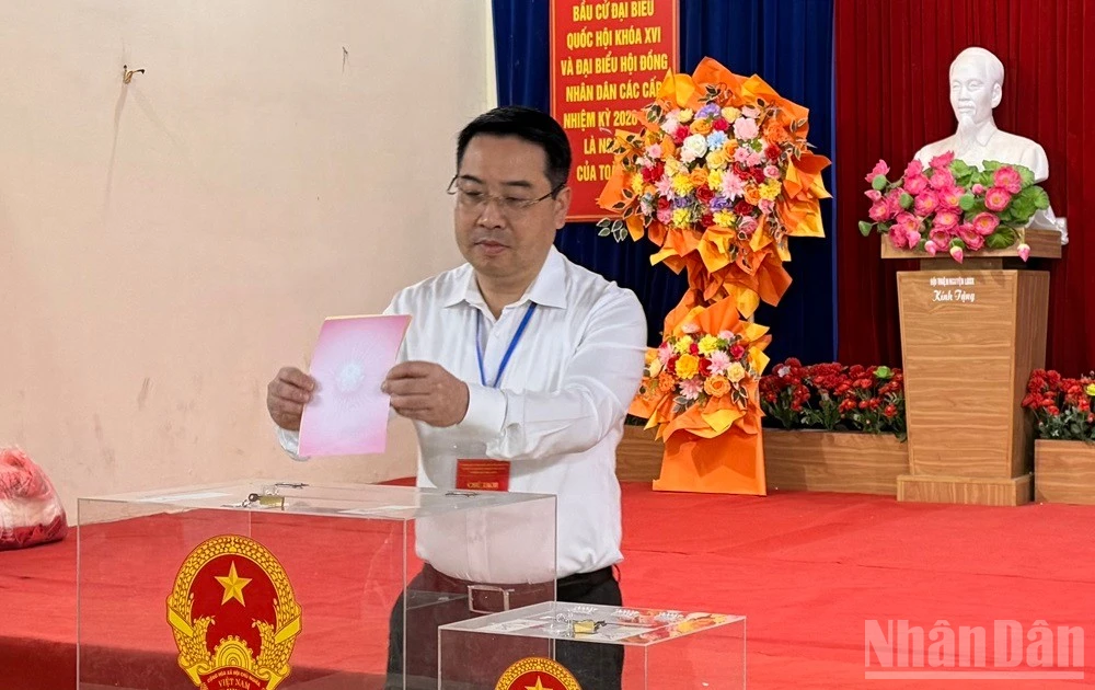 Lào Cai: Các khu vực bỏ phiếu đón cử tri