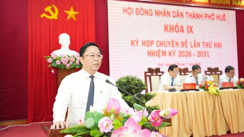 Đồng chí Lê Trí Thanh được bầu giữ chức Chủ tịch Ủy ban nhân dân thành phố Huế