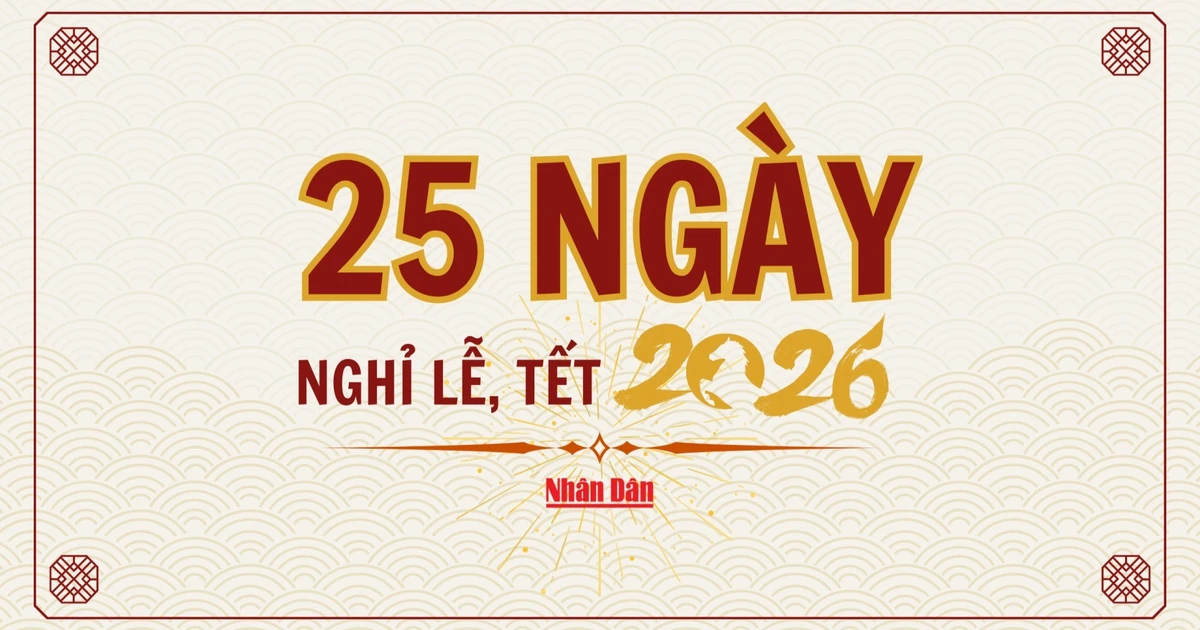 Công chức và người lao động sẽ có 25 ngày nghỉ lễ, Tết trong năm 2026