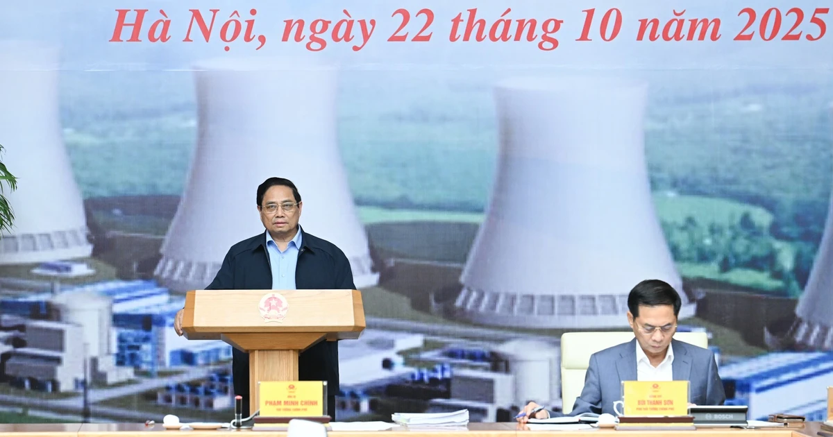 [Foto] Premier de Vietnam dirige reunión sobre construcción de centrales nucleares