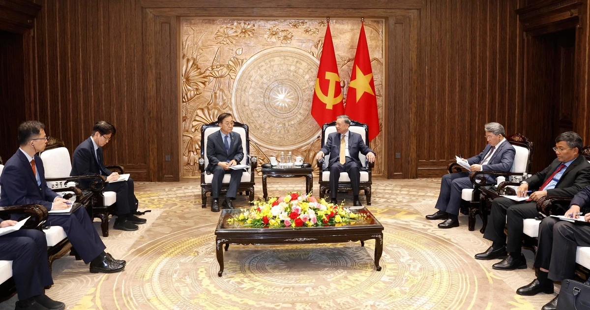 Tổng Bí thư, Chủ tịch nước Tô Lâm tiếp Bộ trưởng Đất đai, Cơ sở hạ tầng và Giao thông Hàn Quốc