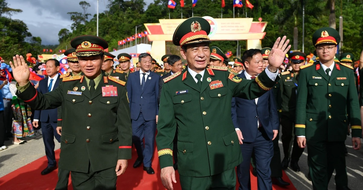 [Ảnh] Giao lưu Hữu nghị quốc phòng biên giới Việt Nam–Lào lần thứ 3: Nhiều hoạt động ý nghĩa trên quê hương Bác Hồ