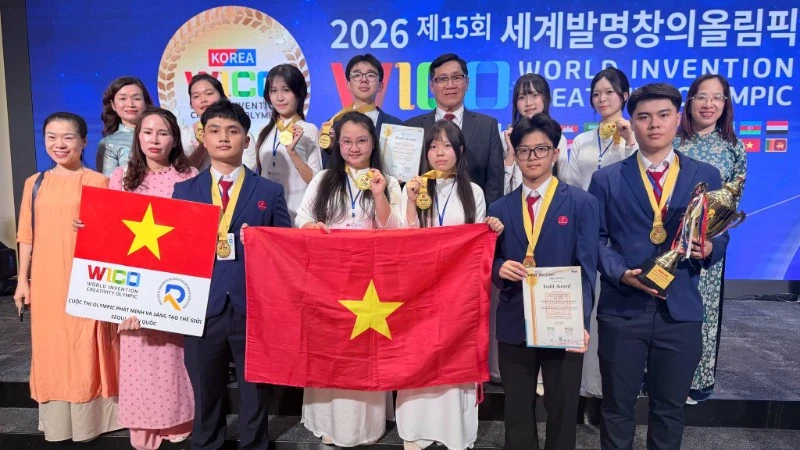 Hai dự án của học sinh Đắk Lắk giành Huy chương Vàng tại WICO 2026