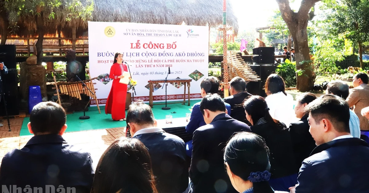 Akǒ Dhong Village in Buon Ma Thuot Commune is the first community-based tourism village in Dak Lak Province.