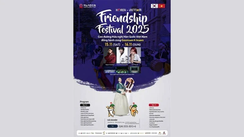 A cultural exchange space within the “RoK–Viet Nam Friendship Road 2025” programme.