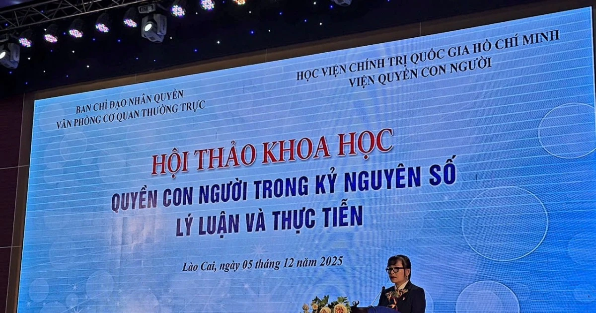 Hội thảo về quyền con người trong kỷ nguyên số.