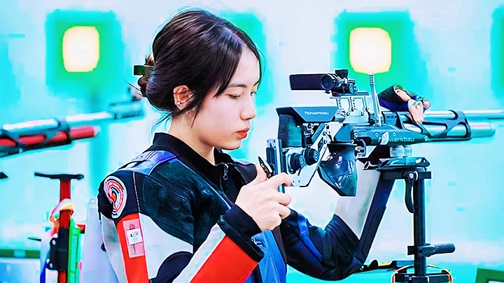 Xạ thủ Lê Thị Mộng Tuyền.
