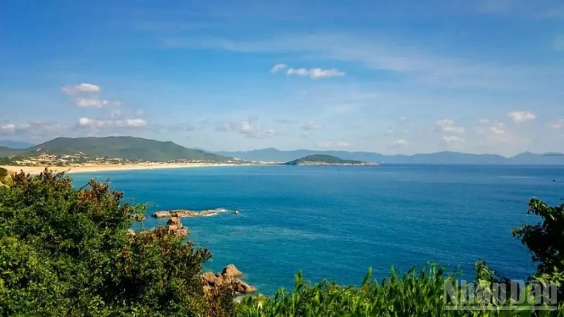 Một góc vịnh Vân Phong. (Ảnh nhandan.vn)