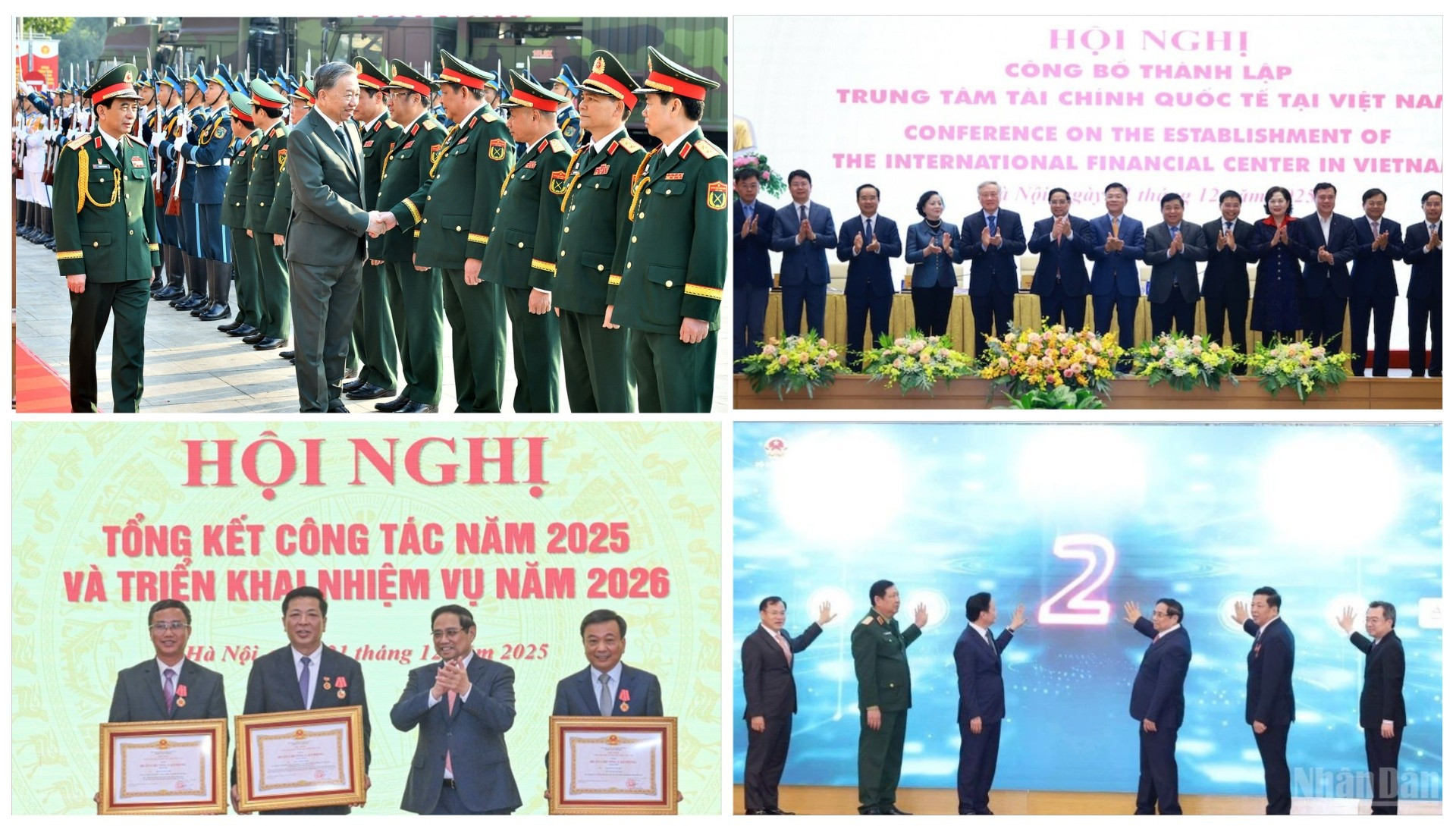 Tin nổi bật ngày 21/12: Bài viết "Quân đội nhân dân vững bước dưới cờ Đảng quang vinh" của Tổng Bí thư Tô Lâm; Công bố thành lập Trung tâm tài chính quốc tế tại Việt Nam