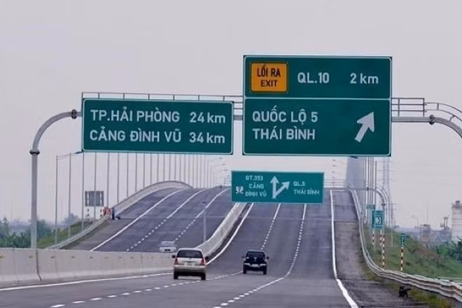 Cao tốc Hà Nội-Hải Phòng. (Ảnh: Cục Cảnh sát giao thông)