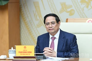 Thủ tướng Chính phủ Phạm Minh Chính chủ trì Phiên họp lần thứ nhất của Ban Chỉ đạo. (Ảnh: Trần Hải)