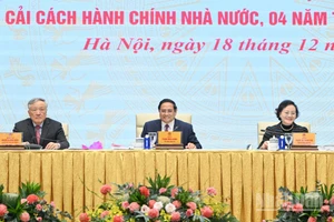 Thủ tướng Chính phủ Phạm Minh Chính chủ trì hội nghị. (Ảnh: Trần Hải)